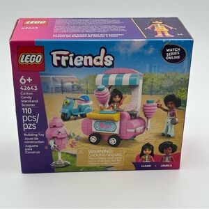 LEGO Friends Candy Cart Stand and Scooter - Pink and Blue  NEW